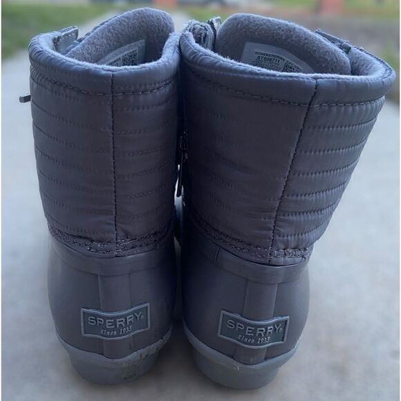 Sperry Saltwater Quilt Duck Boot Waterproof Size 6.5 - Picture 4 of 12